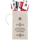 Sock Gift Set in a Linen Bag "Latvian Spirit"