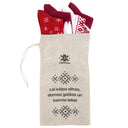 Sock Gift Set in a Linen Bag "Latvian Spirit"