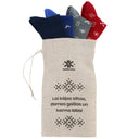 Sock Gift Set in a Linen Bag "Path of Life"