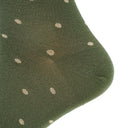 Polka Dress classic bambusa zeķes – tumši zaļas