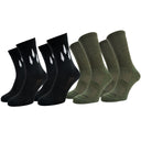 4x Thin Summer Merino Wool Sock Set for Comfort Outdoors